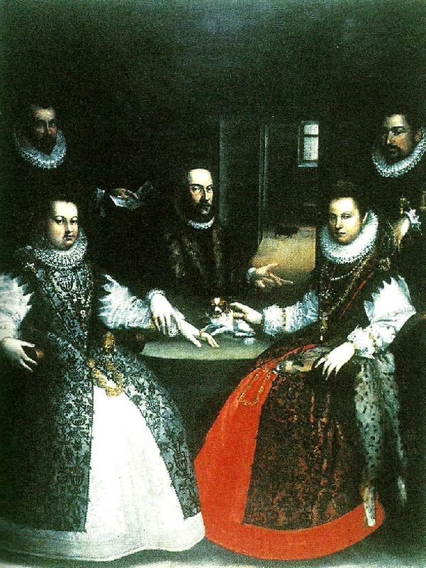 Lavinia Fontana portratt av familjen gozzadini Spain oil painting art